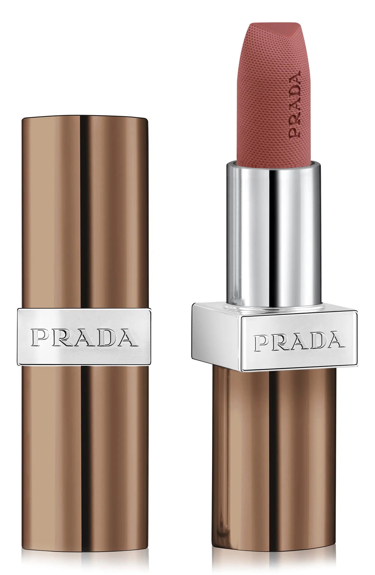 Prada Monochrome Soft Matte Lipstick Brown Series