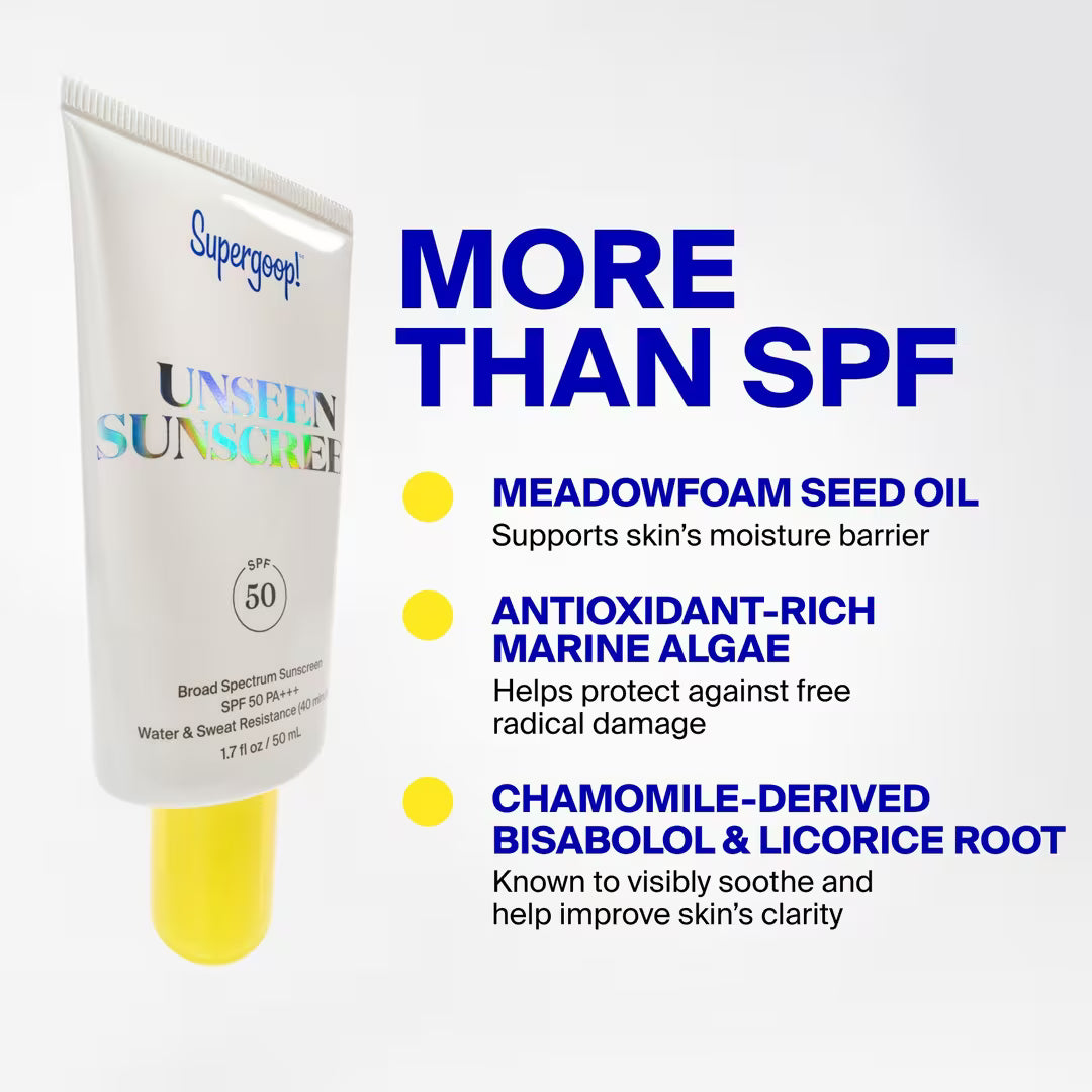 Unseen Sunscreen SPF 50 Invisible Sun Protection