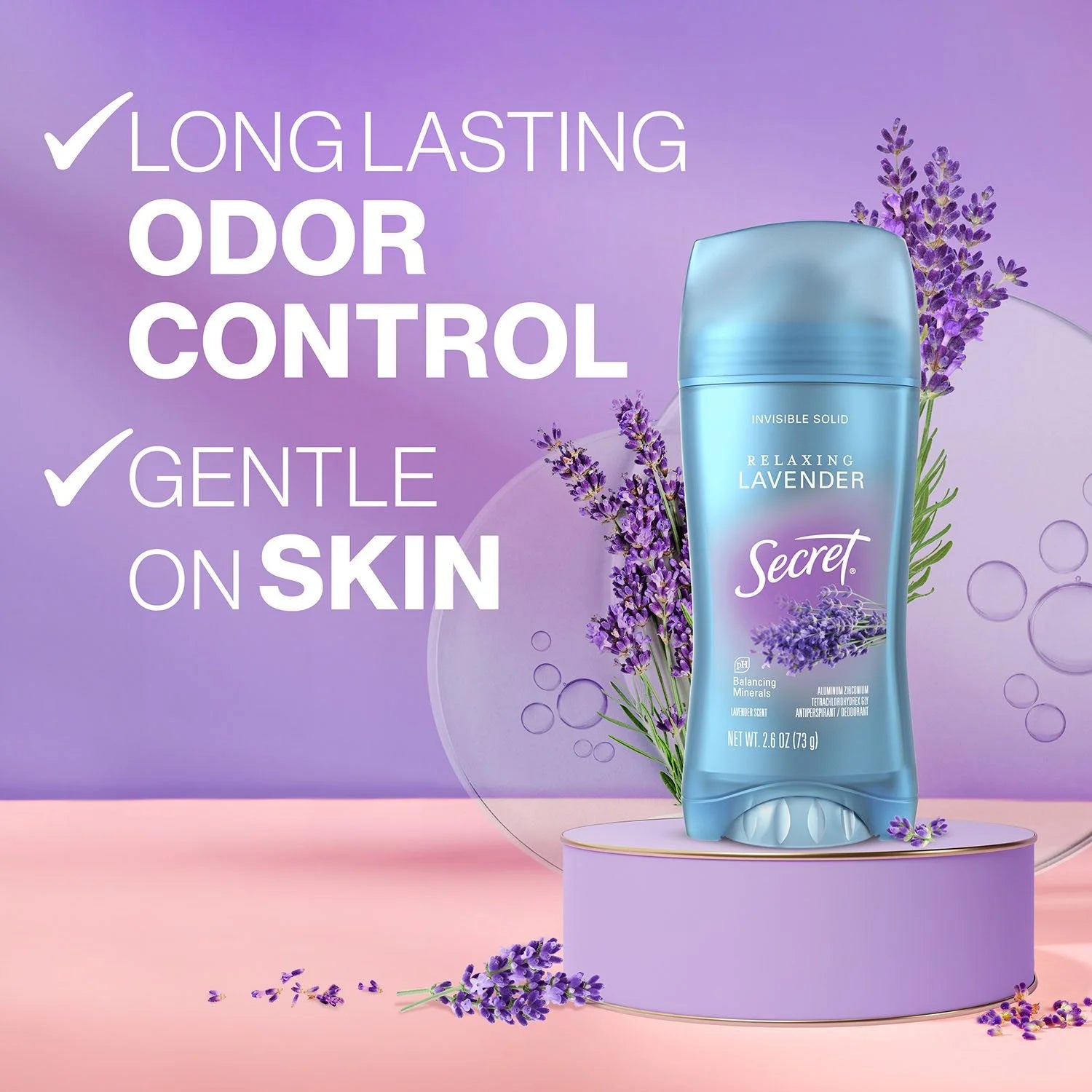 Secret Fresh Invisible Solid Antiperspirant Deodorant