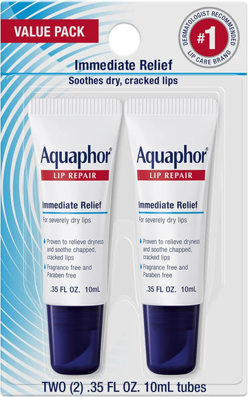 Aquaphor Lip Repair Ointment, Moisturizing Lip Balm Pack