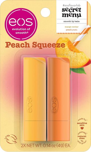 Peach Squeeze Lip Balm 2-Pack