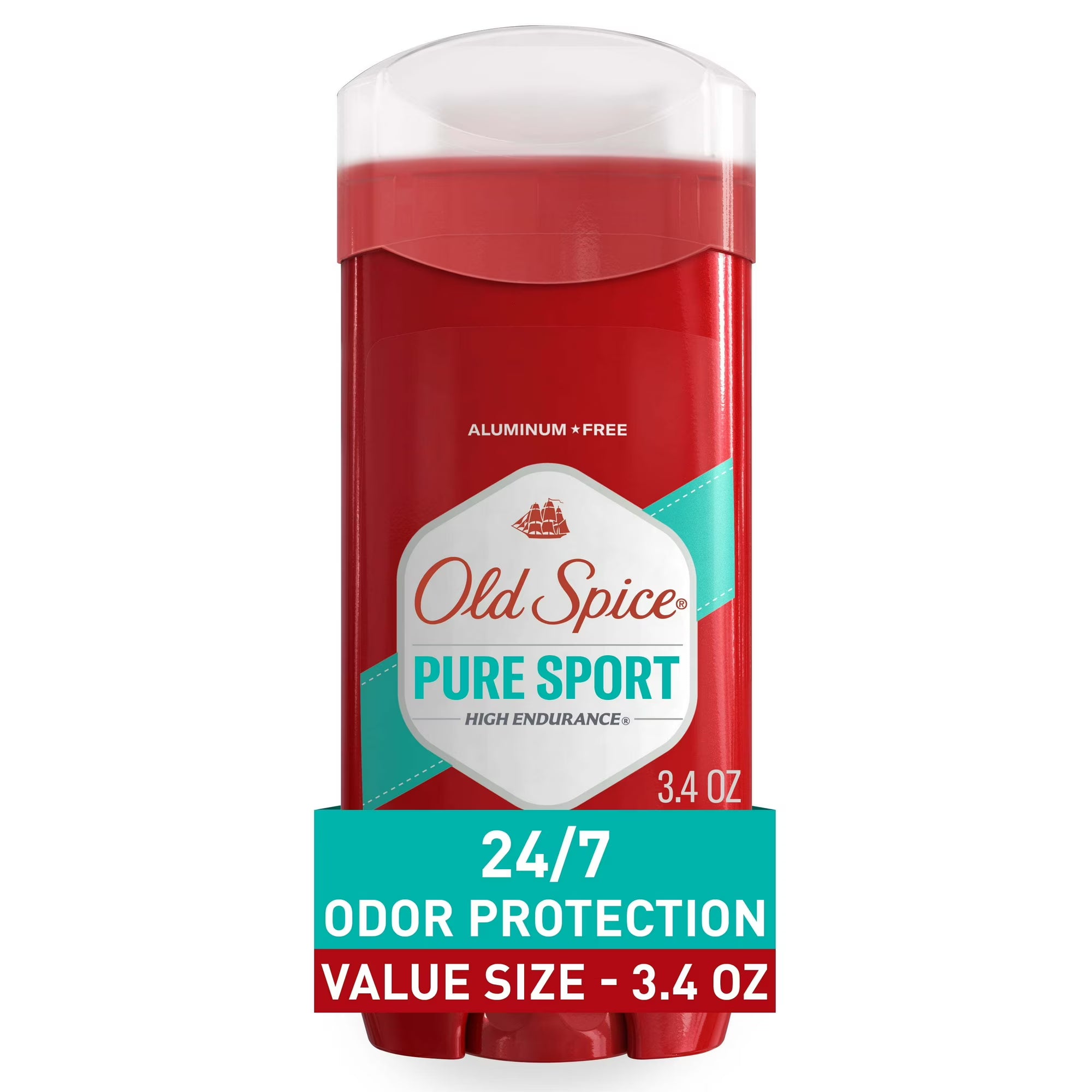 Old Spice Aluminum Free Men's Deodorant, High Endurance Pure Sport