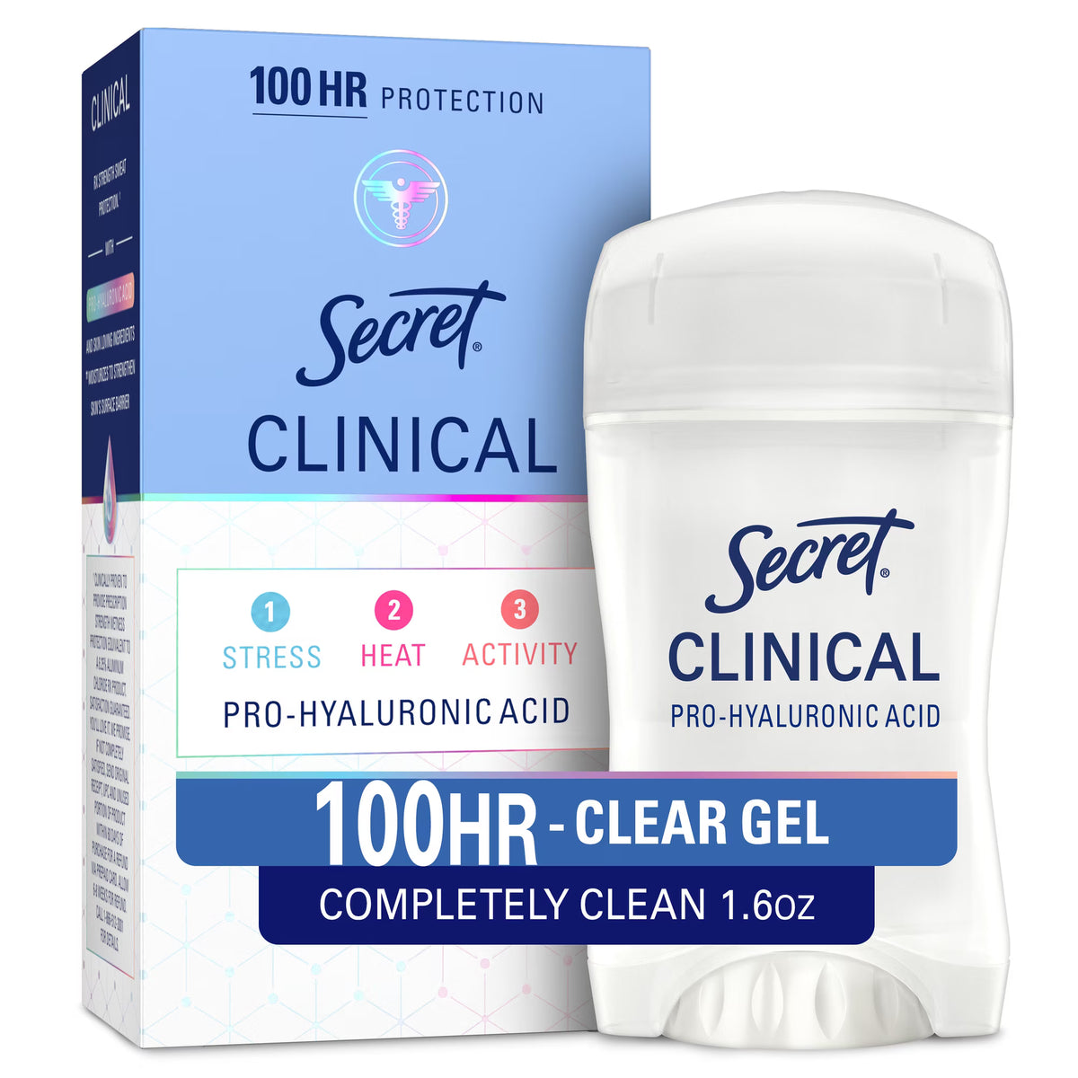Clinical Strength Clear Gel Antiperspirant Deodorant 45g