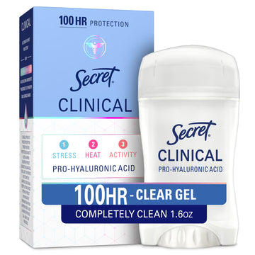 Clinical Strength Clear Gel Antiperspirant Deodorant 45g