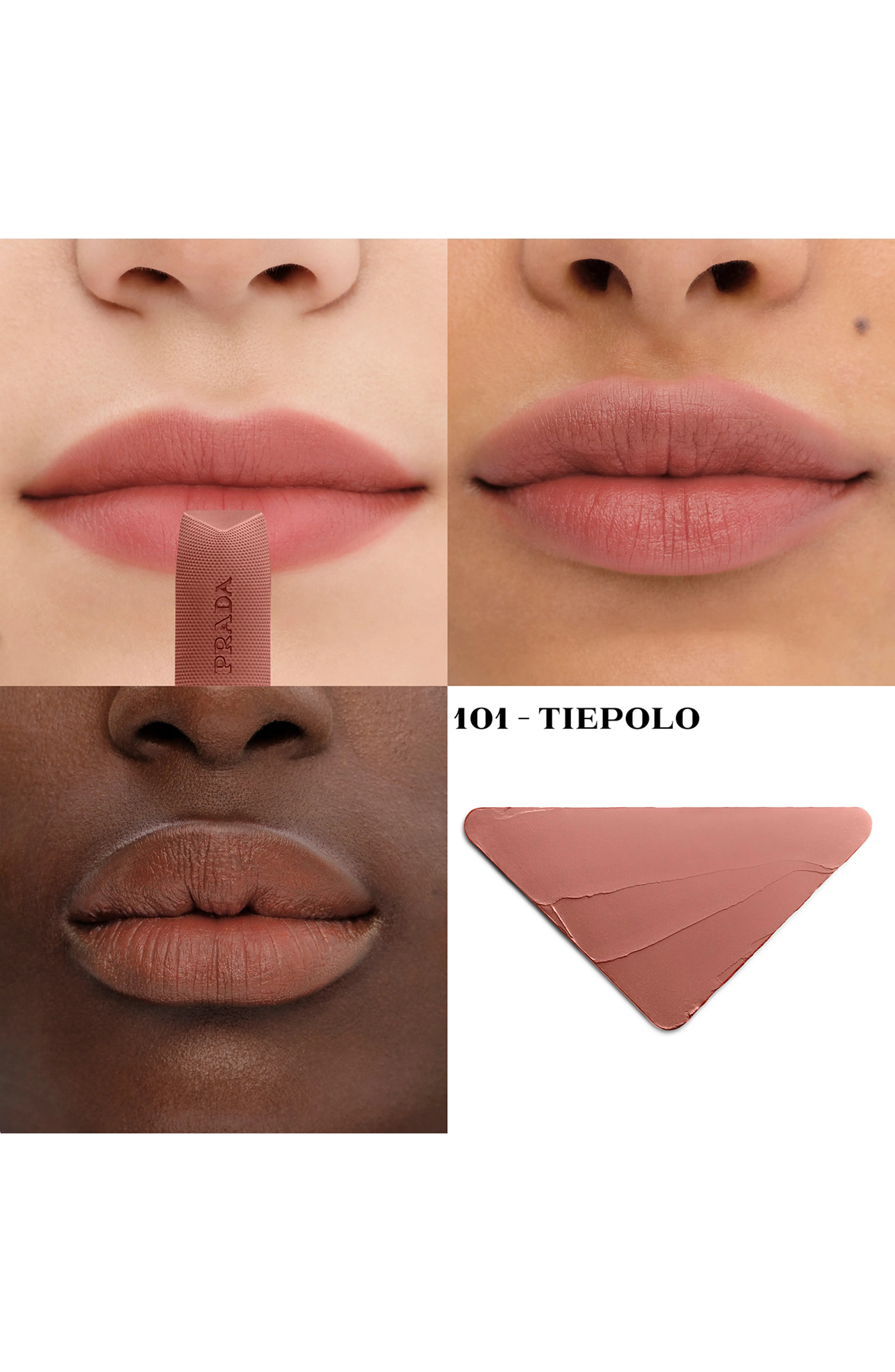Prada Monochrome Soft Matte Lipstick Brown Series