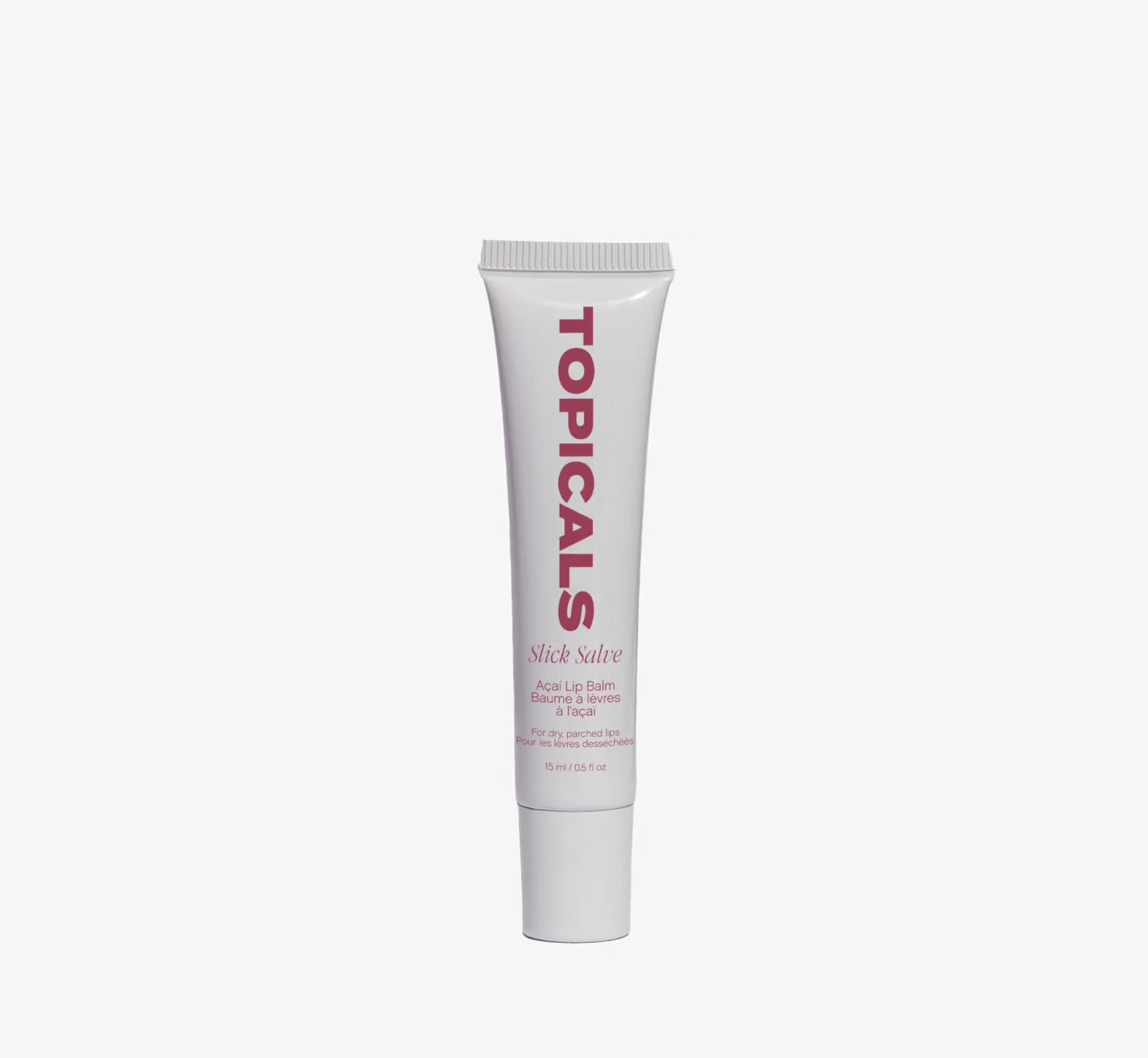 Tube of Topicals Stick Salve on a white background