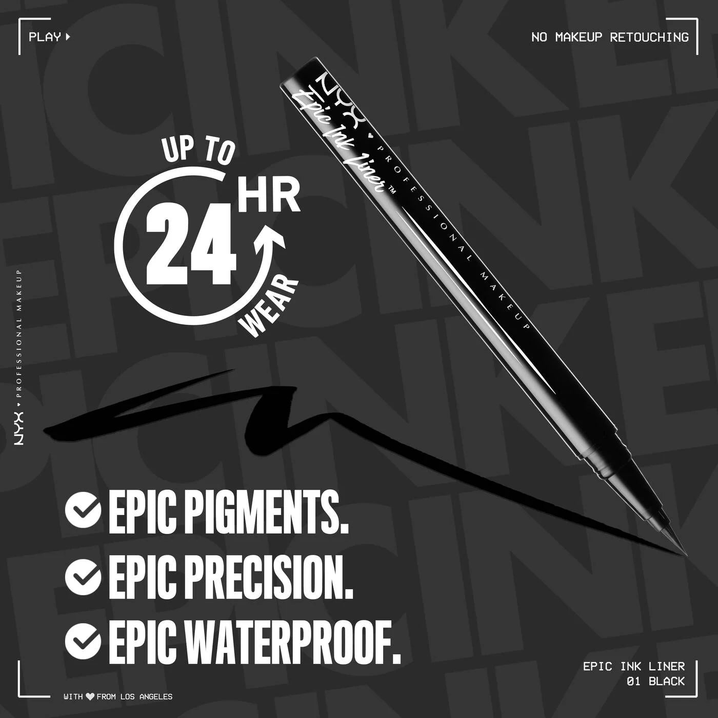 Epic Ink Waterproof Liquid Eyeliner
