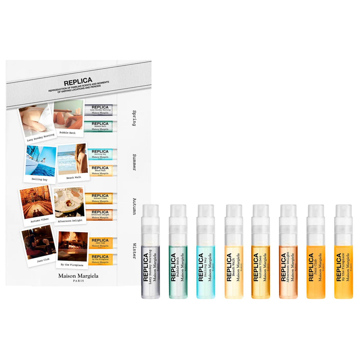 'REPLICA' Memory Box Fragrance Sampler Set 8x 2 mL